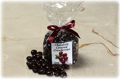 Chocolate covered cranberries