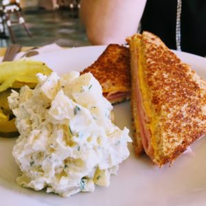 Grilled ham and cheese