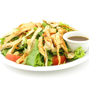 House salad with chicken