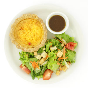 Quiche - Fresh corn and red pepper