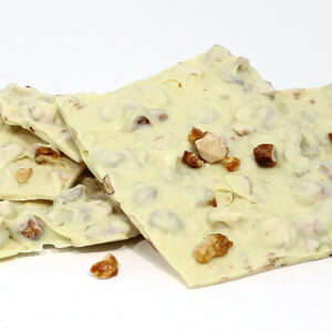 Bark con Macadamias caramelizadas