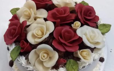 Rosas de chocolate