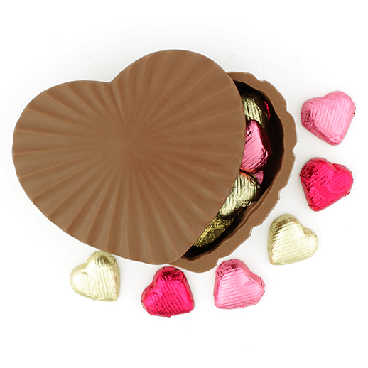 Joyero de chocolate Corazón