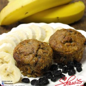 Muffins de Banano sin azúcar
