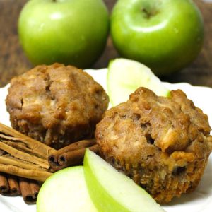 Muffins de Manzana sin azúcar