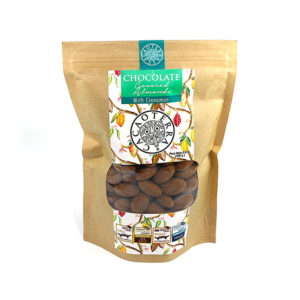 Almendras bañadas en canela y chocolate