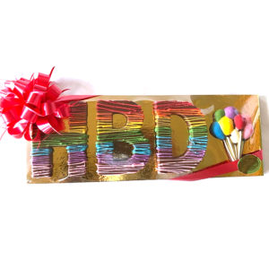 Letras HBD con globitos