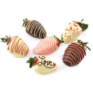 Dulces fresas recubiertas de Chocolate