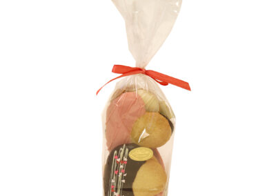 Galletitas corazon con chocolate