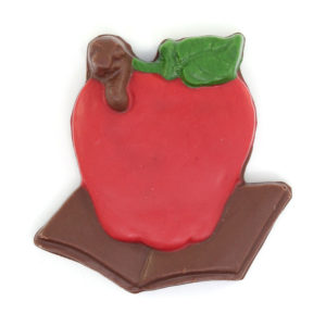 Manzana con libro
