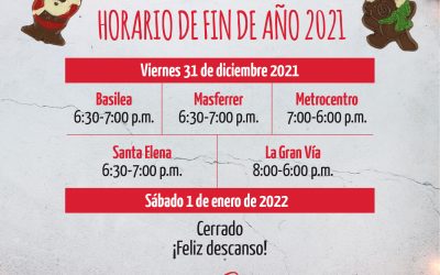 Horarios de Año Nuevo