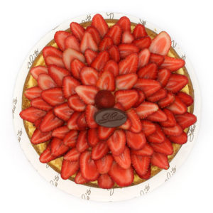 Cheesecake con Fresas sin azúcar