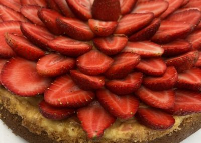 Cheesecake de Fresas sin azúcar 2