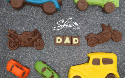 Carros y motos de chocolate