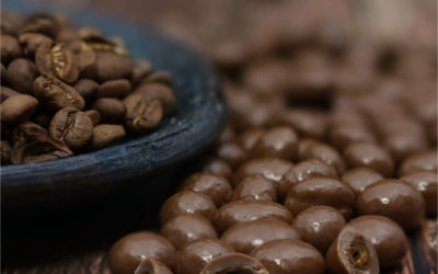 Granos de café recubiertos de chocolate