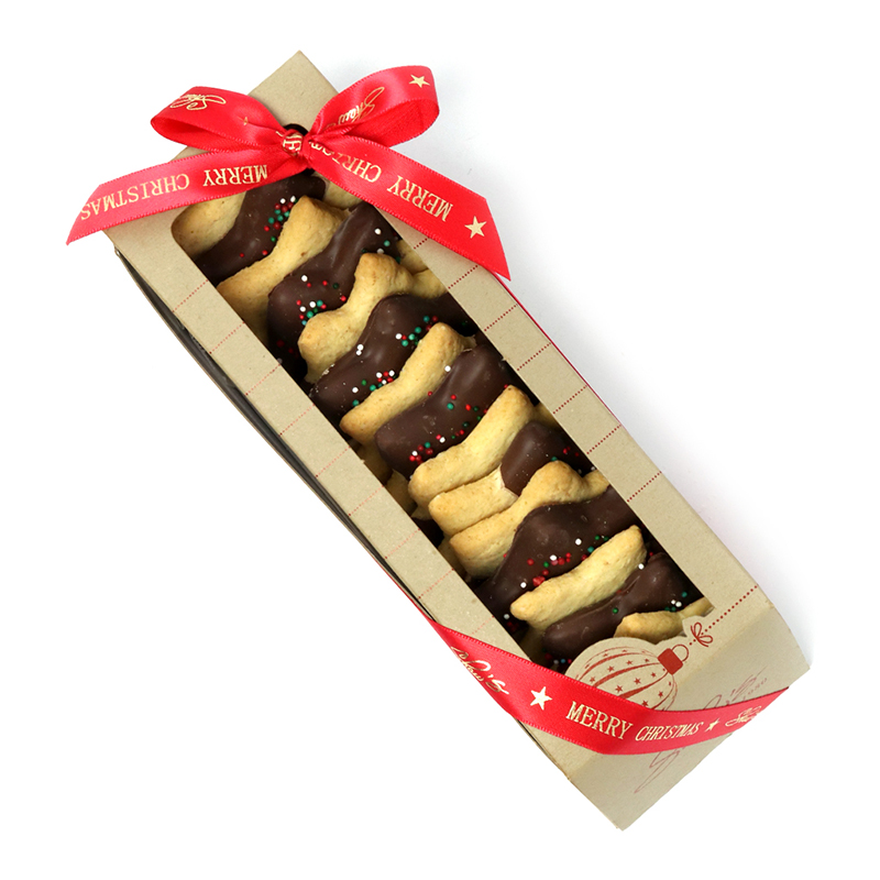Galletas Estrellas de vainilla con chocolate oscuro Galletas Estrellas de vainilla con chocolate oscuro