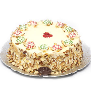Tarta de Almendras Navideña