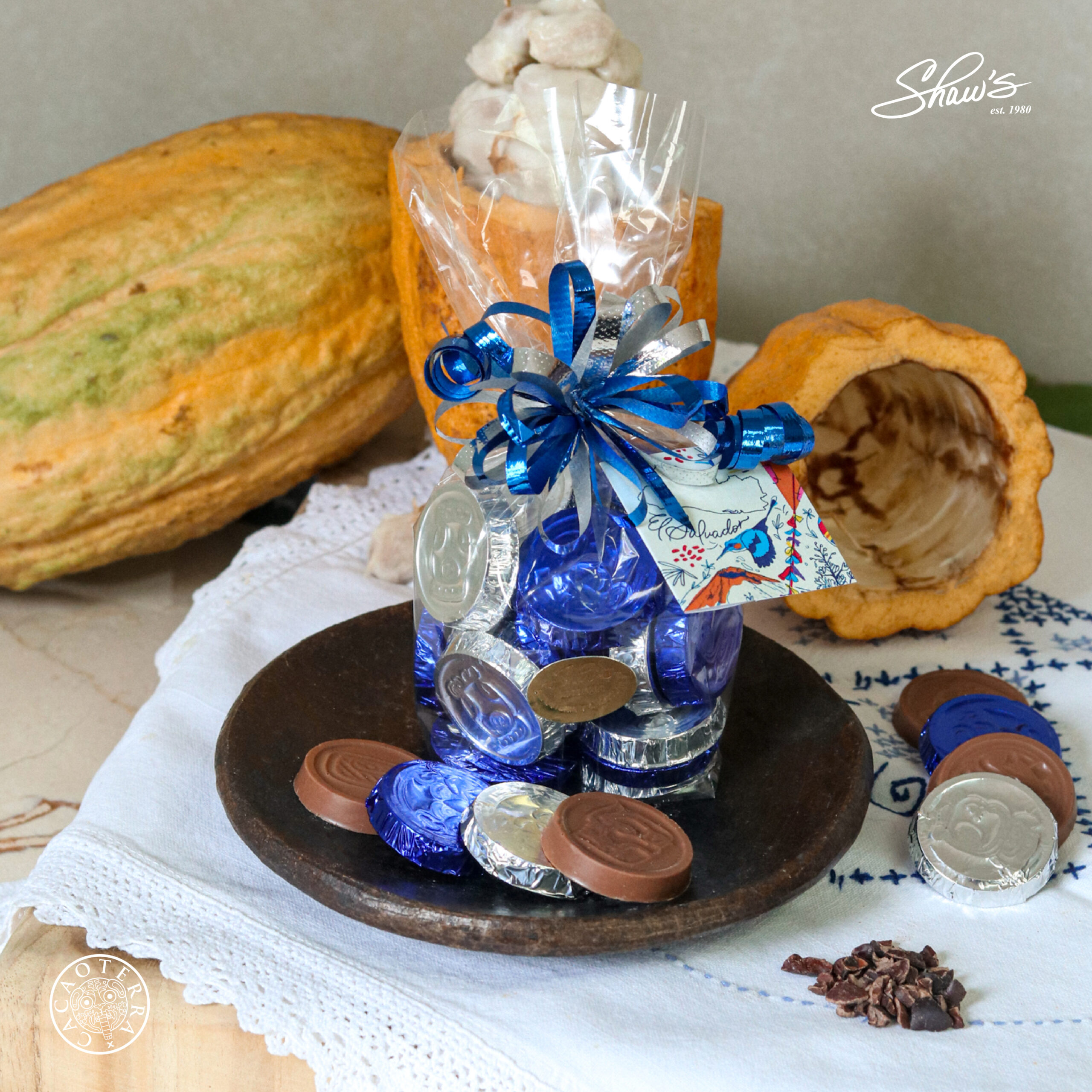 Linea Civica Shaws Monedas Precolombinas de Choc con Leche y Menta
