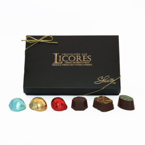 Chocolates rellenos con Licor