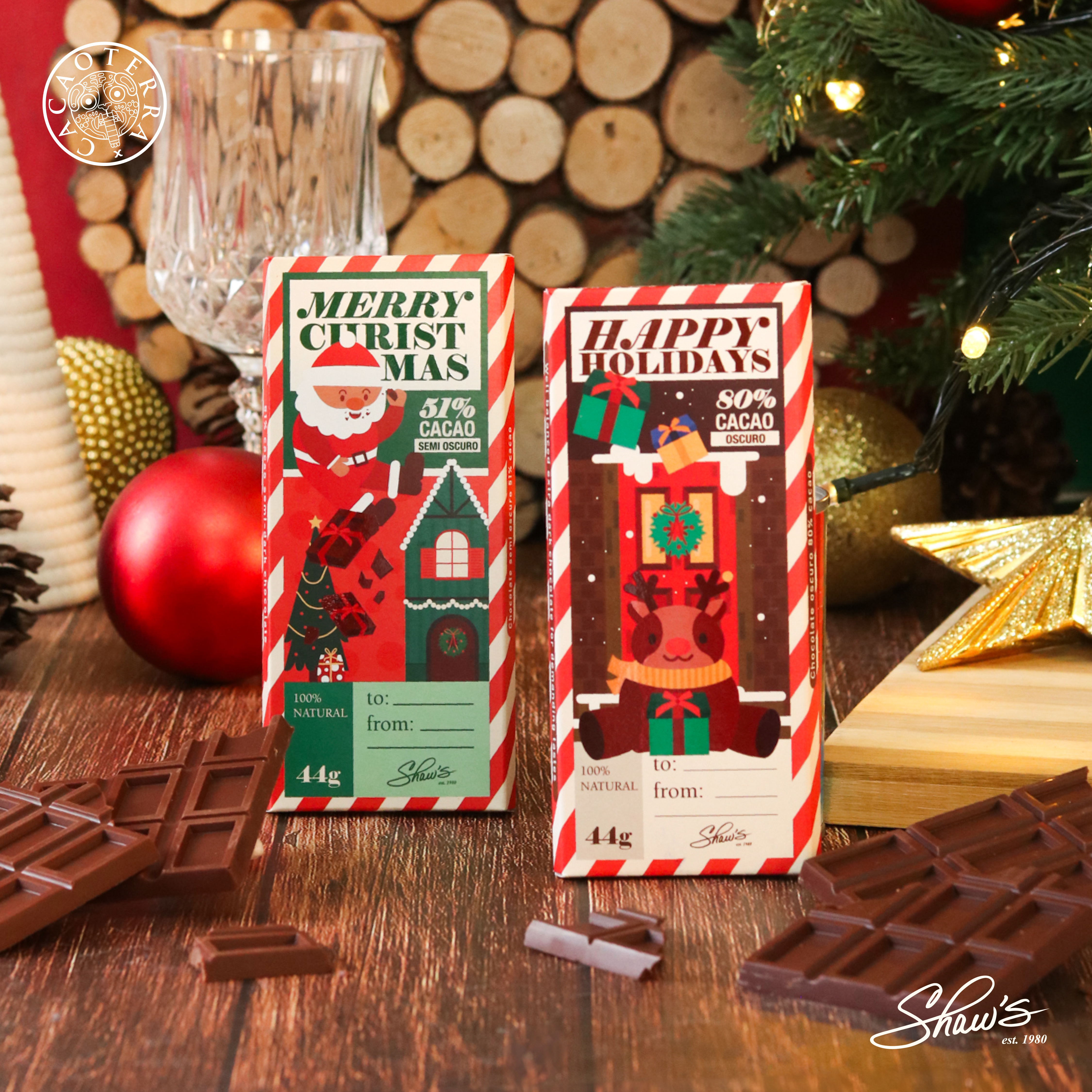 Barras de Chocolate – Christmas