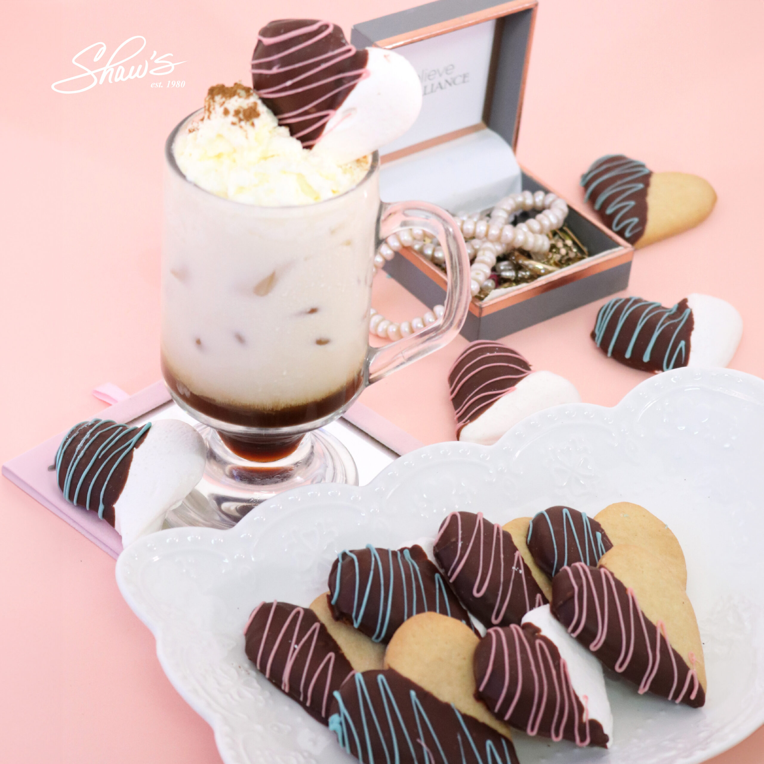 Galletas y Espumillas corazón