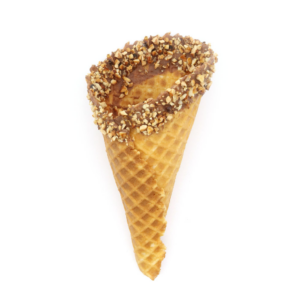Cono Waffle especial - chocolate maní