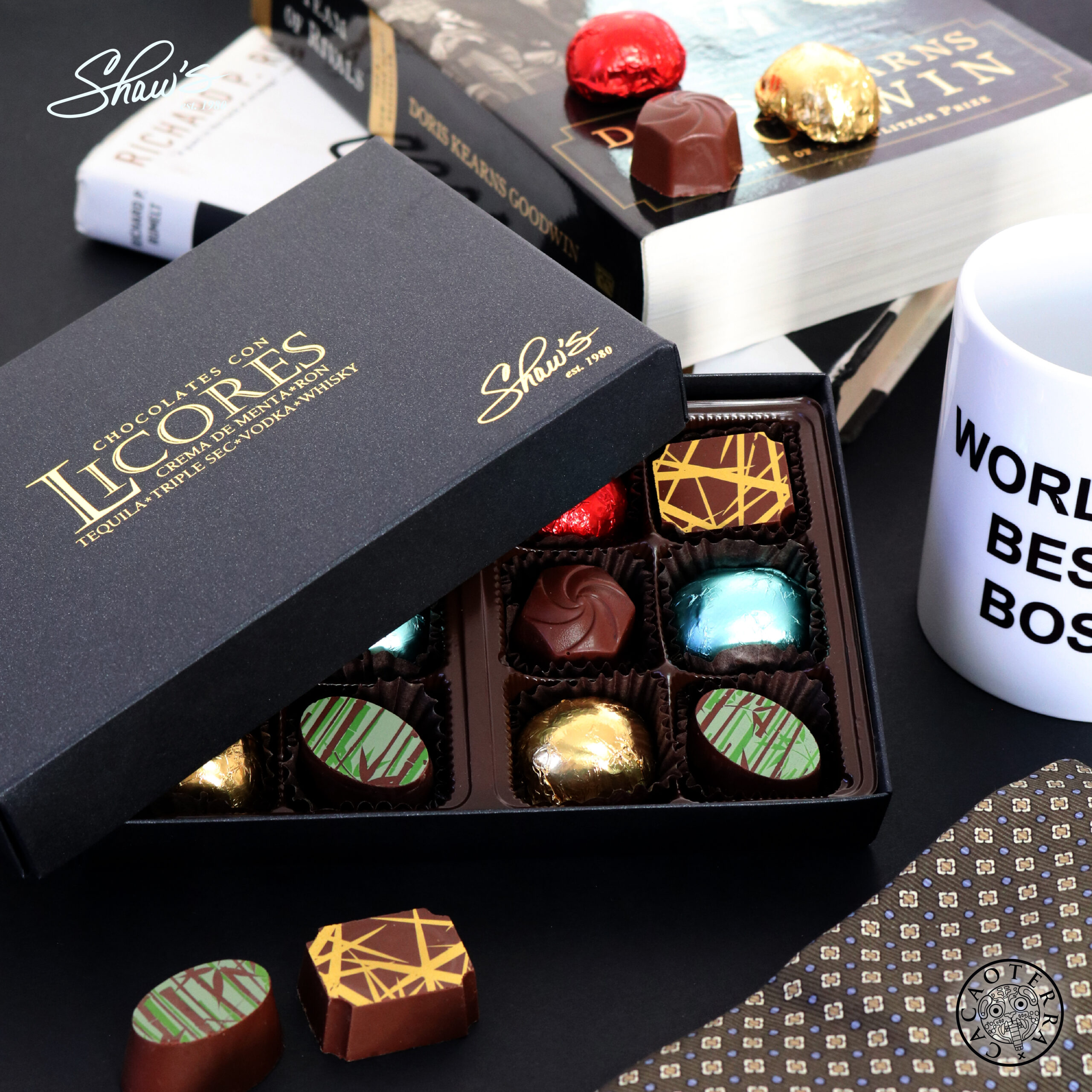 Super papa 2024 – Shaws – Chocolates con Licores