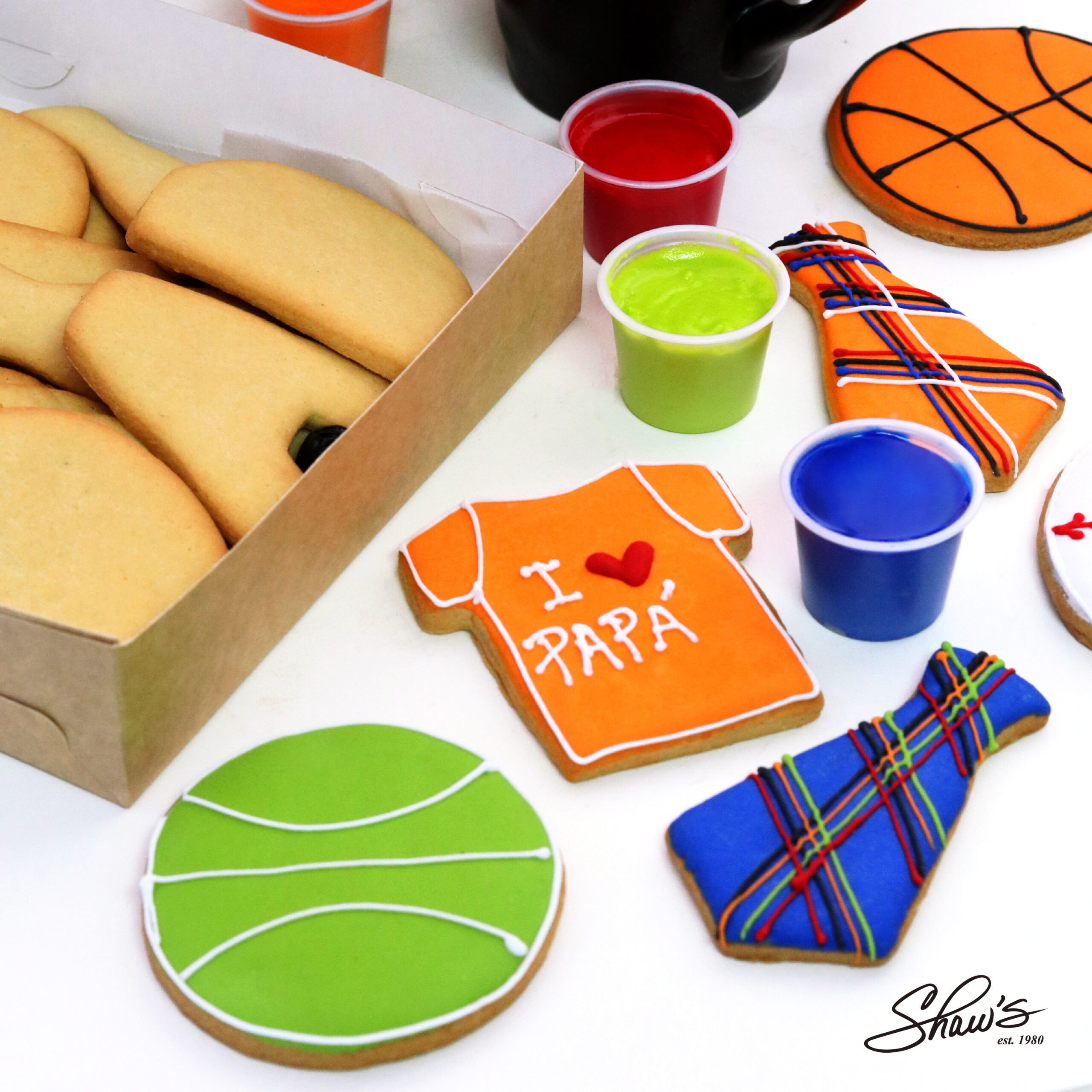 Super papa 2024 – Shaws – Kit de galletas para pintas para papa