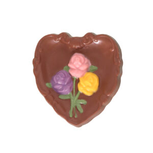 Corazón con rosas