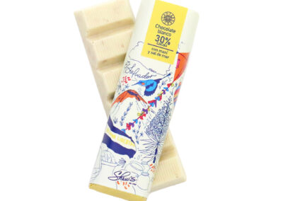 Chocolate blanco con mani y sal de mar Shaws
