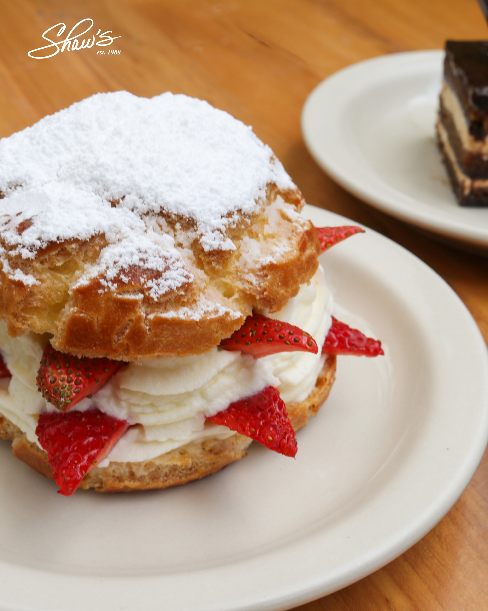 Tarte Choux Chantilly aux Fraises 