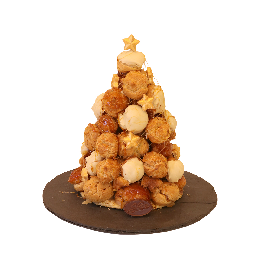 Croquembouche (choc. blanco)