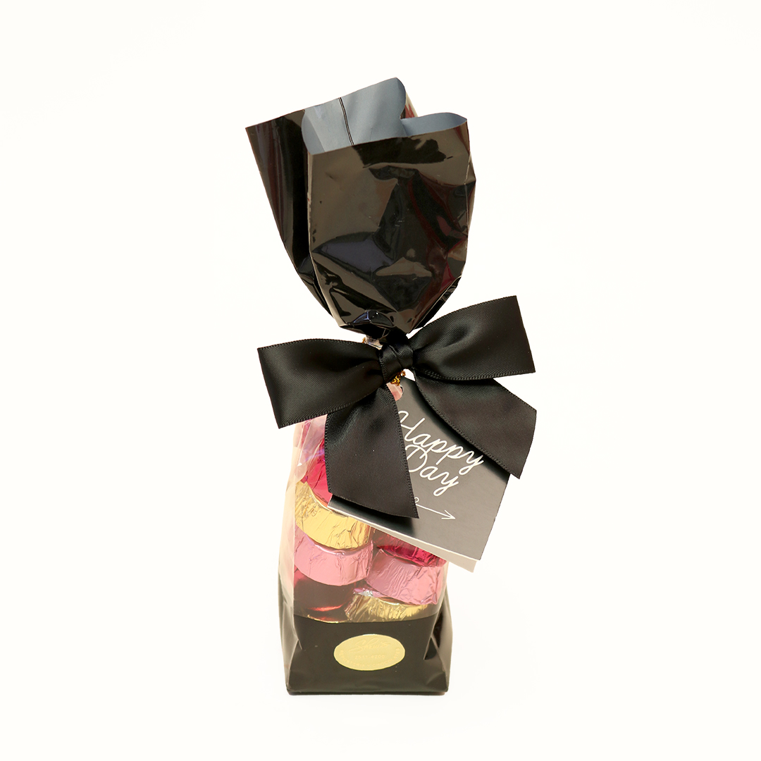 Rondas de choc. rellenas de caramelo